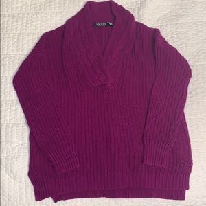 LAIREN RALPH LAUREN Medium V-Neck Sweater